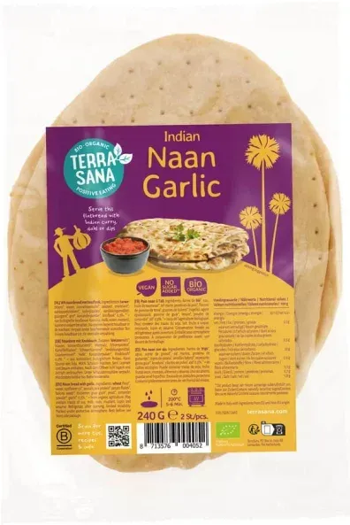 Terrasana Indisches Naan Knoblauch bio