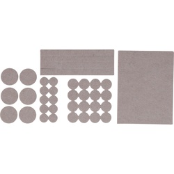 BGS DIY 80715 Satz Filzgleiter beige 38-teilig