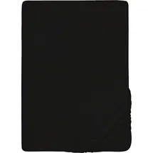 biberna 0012344 Frottee-Stretch 140 x 200 - 160 x 200 cm schwarz