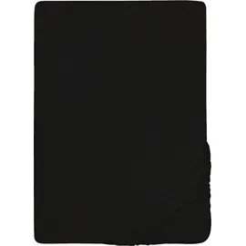 biberna 0012344 Frottee-Stretch 140 x 200 - 160 x 200 cm schwarz
