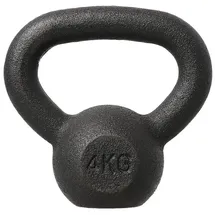 HMS Kettlebell 4 kg Gusseisen Kugelhantel schwarz