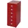 Mendler Boston Rollcontainer 69x28x41 cm rot