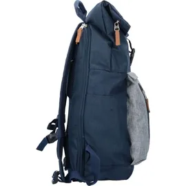 Travelite Laptoprucksack Basics Rollup 35 marine/grau