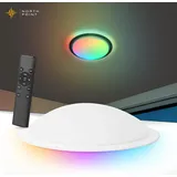 NORTHPOINT RGB LED Panel 24W mit Fernbedienung – Bunt, Warm- & Kaltweiß, Hintergrundbeleuchtung