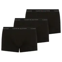 Tommy Hilfiger Underwear Trunk (3-St) Körpernahe Passform mit elastischem Bund schwarz S (48)