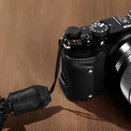SmallRig 4879 Kamera-Leder-Halbschalen- Set für Fujifilm X-M5 schwarz