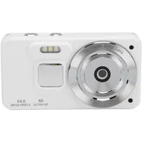 4K-Digitalkamera, 64 MP Vlogging-Kamera für Kinder mit 18-fachem Digitalzoom, Kompakte Kleine Taschenkamera mit Autofokus und 2,8-Zoll-TFT-Bildschirm, LED-Blitz, für Teenager,