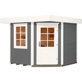 Weka Designhaus 213+ 2,50 x 2,50 m Grau