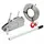 Wiltec Seilwinde Metall 20 m Silber
