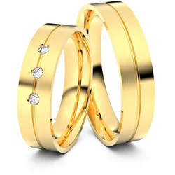 Trauringe Frankenthal 750er Gelbgold - 7686