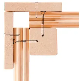 Karibu Northeim 6 4,9 x 3,69 x 2,29 m natur