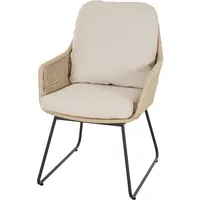 Siena Garden Kansas Dining Sessel 61 x 60 x 85,5 cm taupe