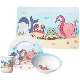 Ritzenhoff & Breker Kindergeschirr mit Platzset Unterwasserwelt