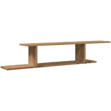 vidaXL TV-Wandregal Artisan-Eiche 125x18x23 cm Holzwerkstoff