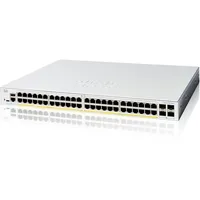 Cisco Catalyst 1300-48P-4X-Managed-Switch, 48-Port-GE, PoE, 4 x 10-GE-SFP+, eingeschränkter