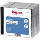 Hama CD-Leerhülle Standard Doppel (10er-Pack)
