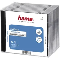 Hama CD-Leerhülle Standard Doppel (10er-Pack)