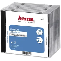 Hama CD-Leerhülle Standard Doppel (10er-Pack)
