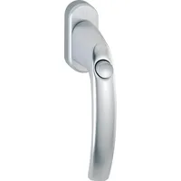 HOPPE Fenstergriff ATLANTA mit Druckknopf, Aluminium silber eloxiert