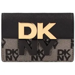 DKNY Echo Kreditkartenetui Leder 11 cm bk logog-bk