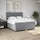 vidaXL Boxspringbett 180 x 200 cm Hellgrau