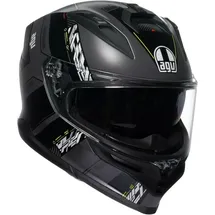 AGV K7 Kyber Helm, schwarz-gelb, Größe 2XL