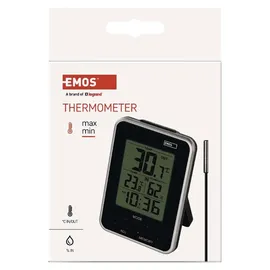 EMOS Digitales Thermometer Silbern 35.1129