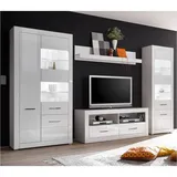 IMV Wohnwand »BIANCO«, (Set, 4 St.),