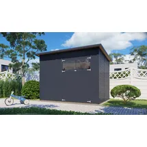 BERTILO Pent Modern 4 3,35 x 2,31 m Anthrazit