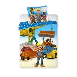 Disney Bob de Bouwer Baby Bettbezug Bauzone - 100 x 135 cm - Baumwolle