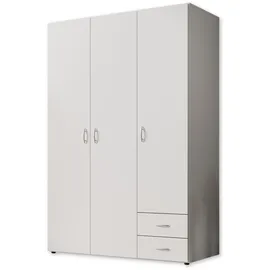 Pol-Power Kleiderschrank Base 3-türig weiß