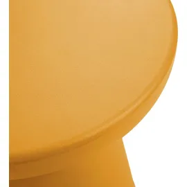 [en.casa] Beistelltisch Posio 44xØ40 cm Gelb
