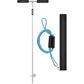 Vevor Sandanker Bohrer zum Strand und zur Sandbank, 90 cm Schraubanker aus Edelstahl 316 mit abnehmbarem Griff, Bungee-Leine und Tragetasche, für
