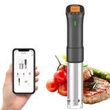 Inkbird Sous Vide Stick 1000 Watt,ISV-200W Sous Vide Garer App-Steuerung,360° Zirkulation,0°C-90°C Temperatur