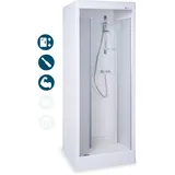 Grumbach Fertigdusche SOUVERÄN 80x80cm, Boiler und Pumpe möglich