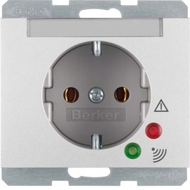 Berker SCHUKO-Steckdose alu 41527103