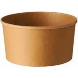 Papstar Salatschale rund 1000 ml 50 St. Braun