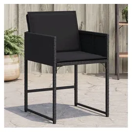 vidaXL Gartenstuhl 54 x 54 x 27 cm schwarz 4 St.
