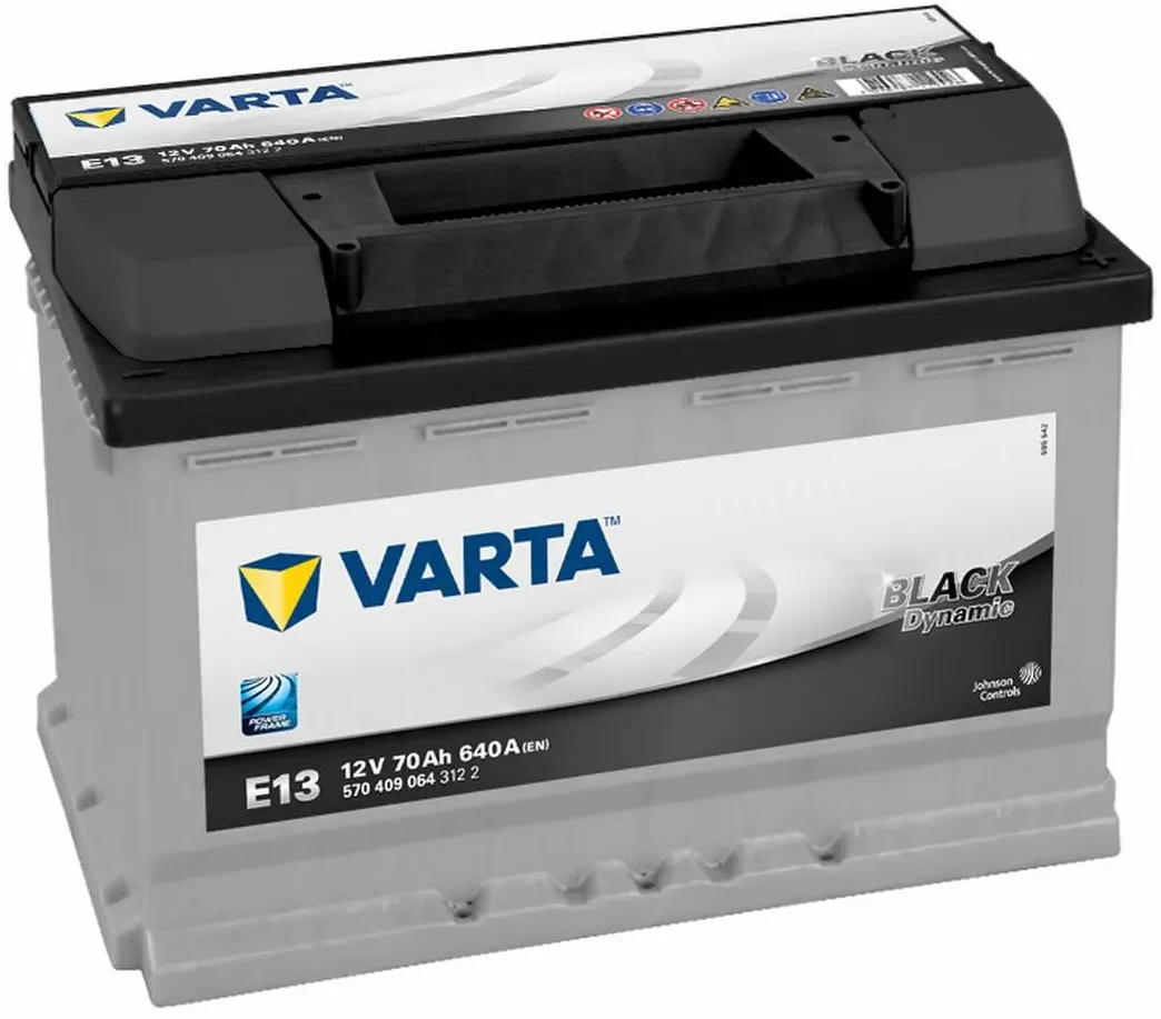 VARTA E13 Black Dynamic 12V 70Ah 640A Autobatterie 570 409 064