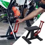 Motorradheber Hydraulischer Motorrad Ständer Motorrad Hebebühne Belastung 150 kg Motorradständer, Universal Motorrad Halterung für die Motorradwartung,roter in Garage und Außenbereichen