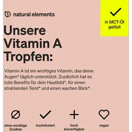 Natural Elements Vitamin A Tropfen 50 ml