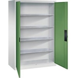 Californian Products CP Stahlschrank 8932-052 S10295 lichtgrau, rededagrün 120,0 x 60,0 x 195,0 cm, aufgebaut