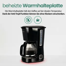 EMERIO Filterkaffeemaschine CME-125129.4 schwarz
