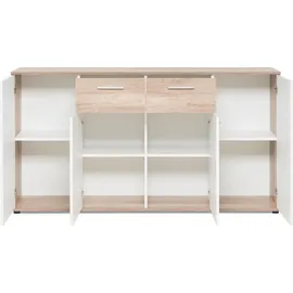 freiraum Jacklin II 160 x 85 x 35 cm Wildeiche/Weiß