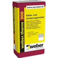 Weber Saint Gobain weber.therm 300 Klebe- und Armierungsmörtel grau