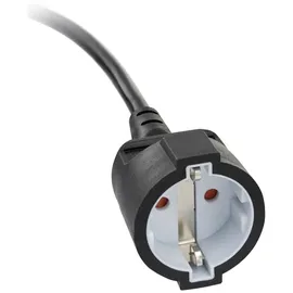 Brennenstuhl Verlängerungskabel mit Winkel-Flachstecker IP20 schwarz