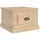 vidaXL Couchtisch Sonoma-Eiche Braun 50 x 50 x 35 cm