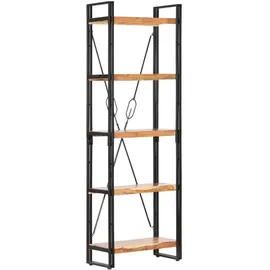 vidaXL Bücherregal 5 Fächer 60 x 30 x 180 cm Braun
