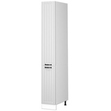 Vicco Apothekerschrank Fame-Line, Weiß Landhaus 30 cm