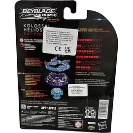 Hasbro Beyblade Burst Pro Series Kolossal Helios D07-PSK/PR-30, Rotationsshirt mit Launcher, F7802 Hasbro